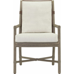 McGuire Originals Bercut Dining Arm Chair (w/ Back Cushion)
