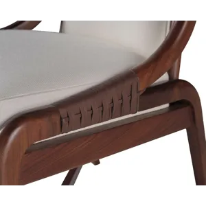 McGuire Originals Knot Side Chair - Walnut