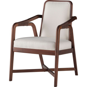 McGuire Originals Knot Arm Chair - Walnut
