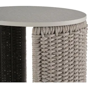 Laura Kirar Cuerda Oval End Table