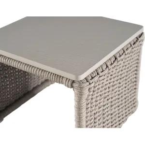 Laura Kirar Cuerda Square End Table
