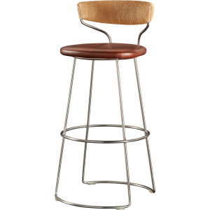 McGuire Originals Danish Cord Swivel Counter Stool