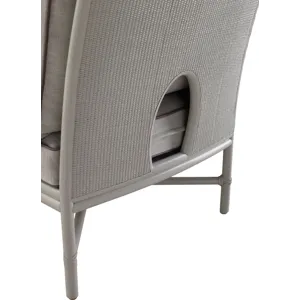 Barbara Barry Open Oval Caned Chaise Lounge