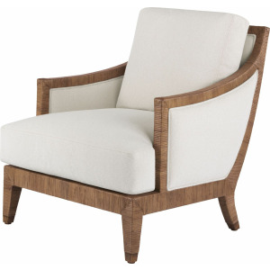 McGuire Originals St. Germain Upholstered Lounge Chair