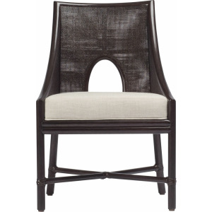 Barbara Barry Petite Caned Arm Chair