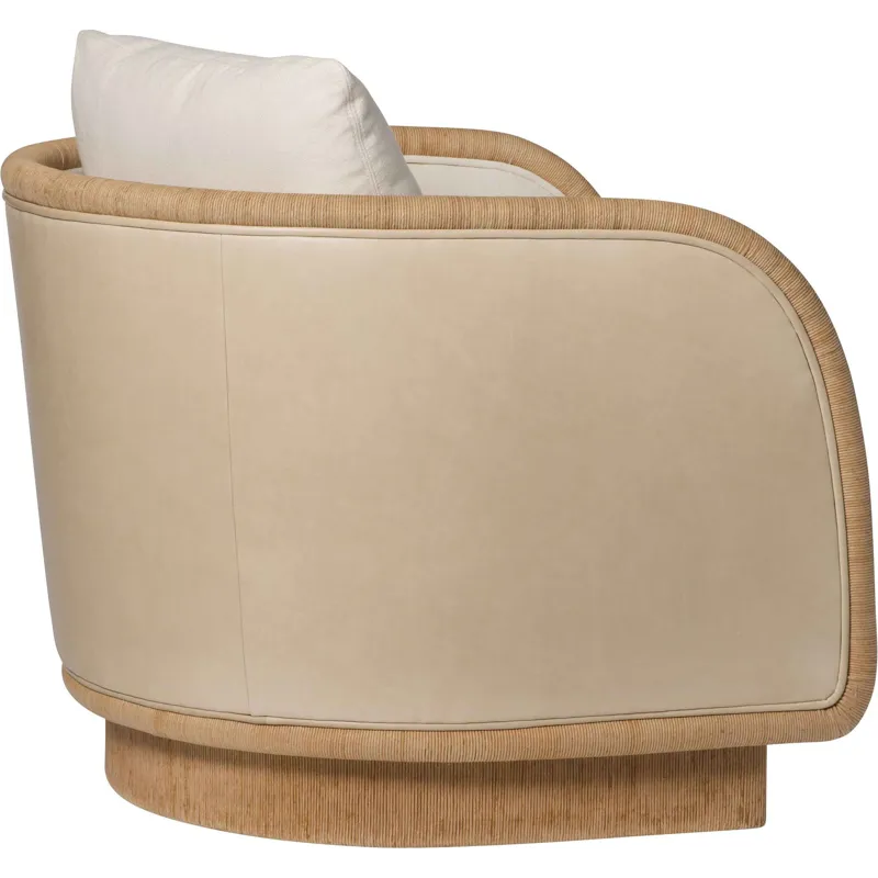 Laura Kirar Coastal Swivel Lounge Chair