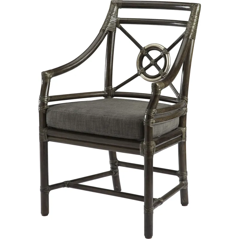 McGuire Originals Rattan Target Arm Chair