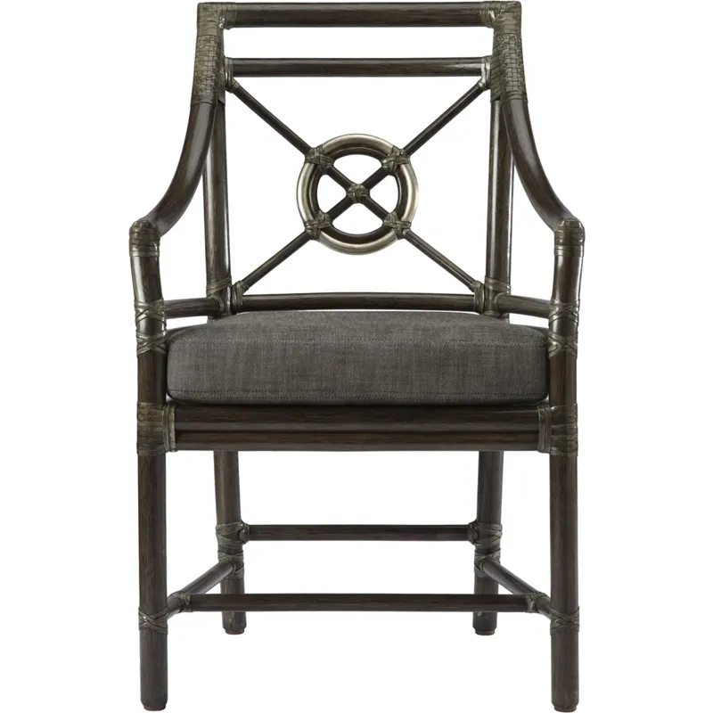 McGuire Originals Rattan Target Arm Chair