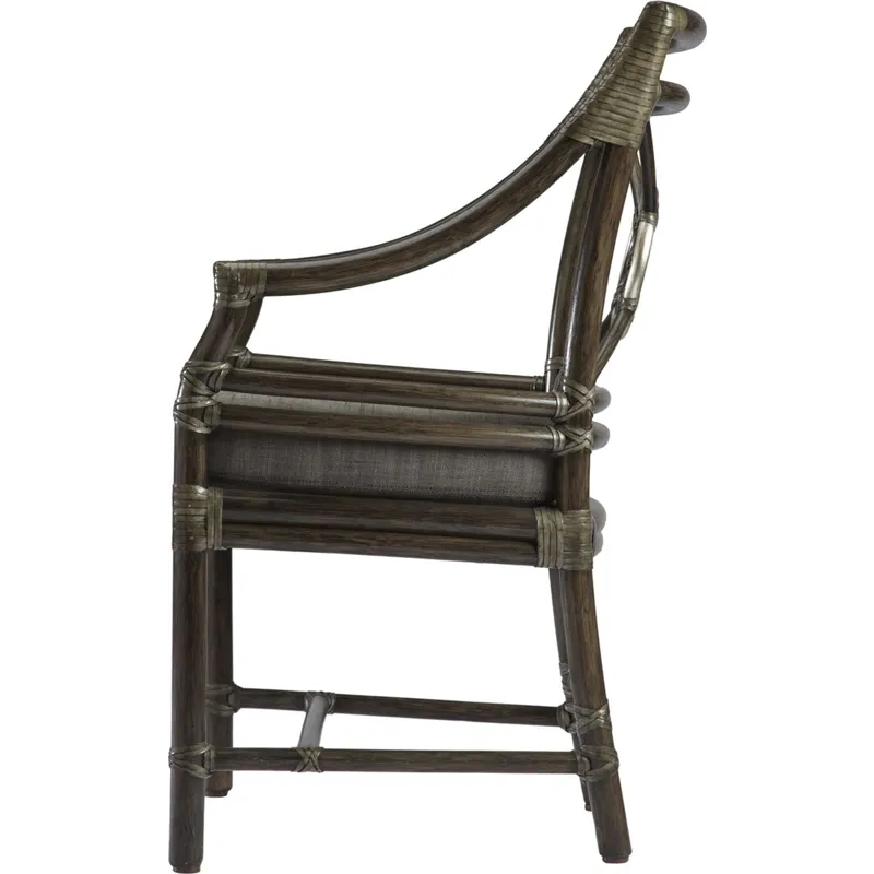 McGuire Originals Rattan Target Arm Chair
