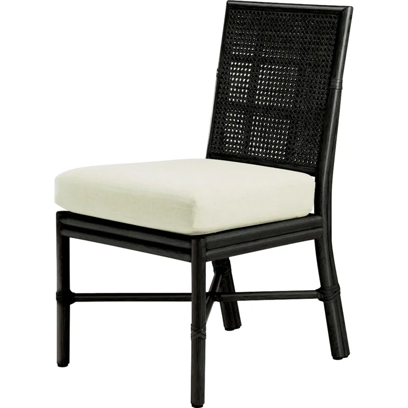 McGuire Originals Square Back Caned Side Chair