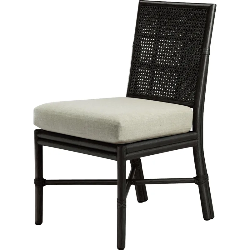 McGuire Originals Square Back Caned Side Chair