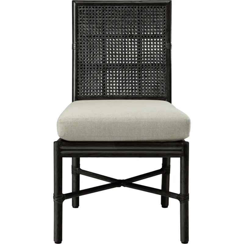 McGuire Originals Square Back Caned Side Chair