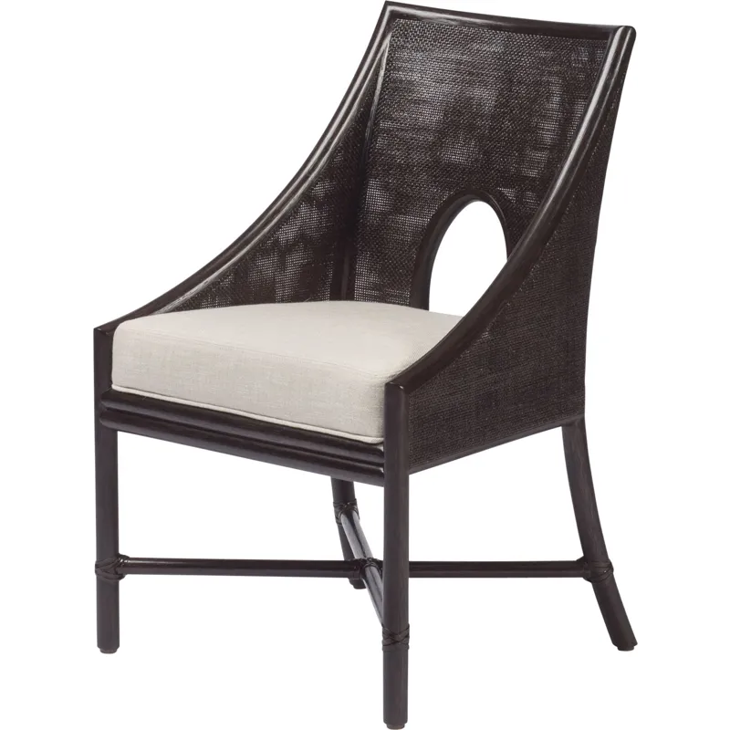 Barbara Barry Petite Caned Arm Chair