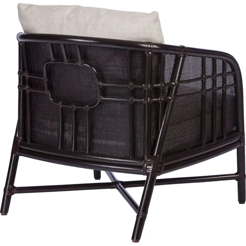McGuire Originals Plaid Lounge Chair