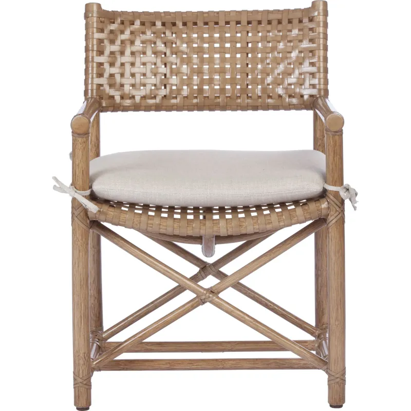 Antalya Laced Rawhide Arm Chair