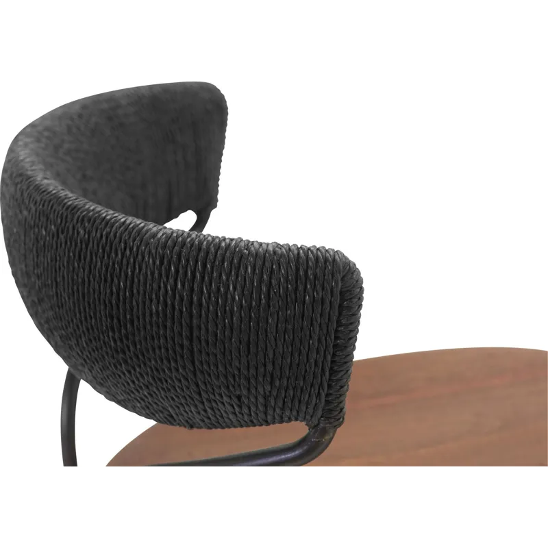 McGuire Originals Danish Cord Swivel Barstool