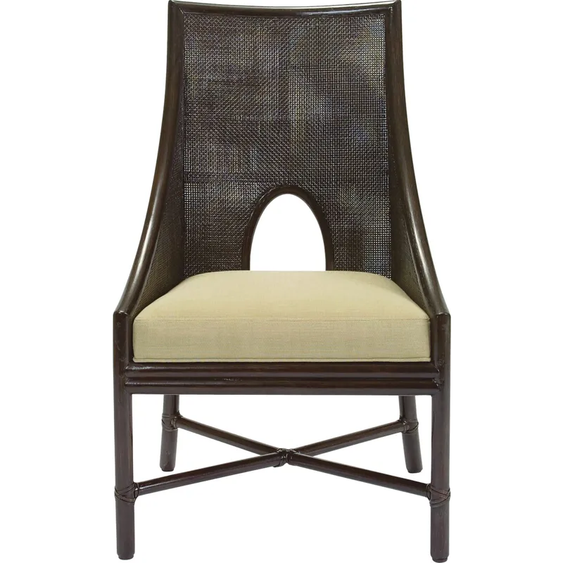 Barbara Barry Caned Arm Chair