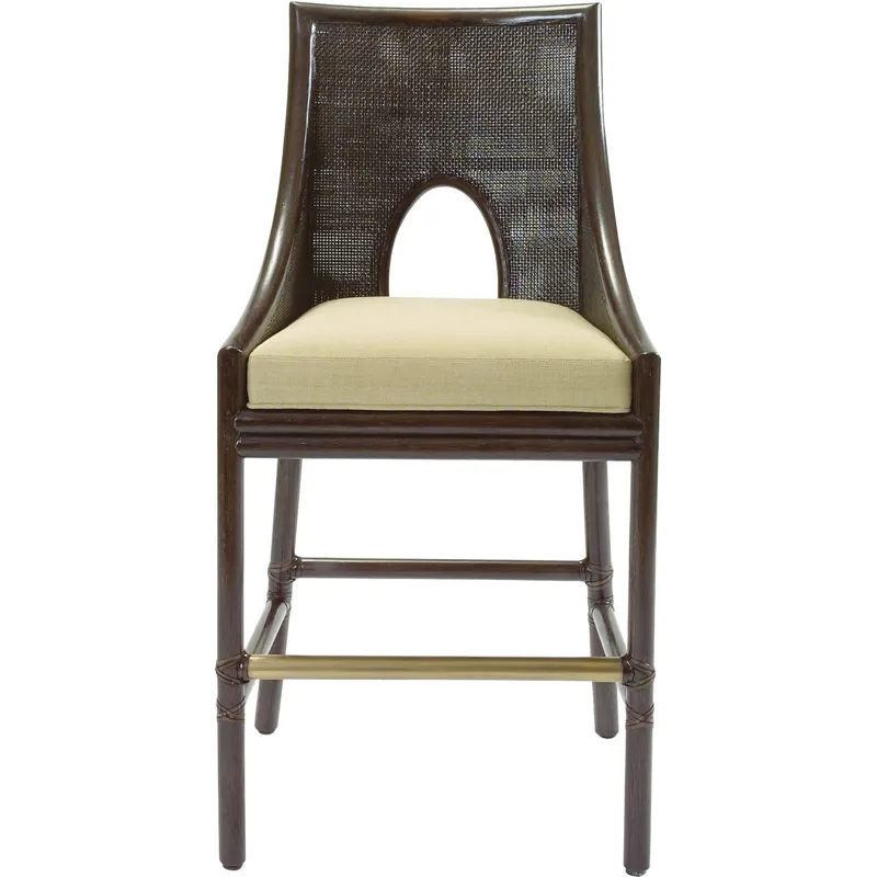 Barbara Barry Caned Counter Stool
