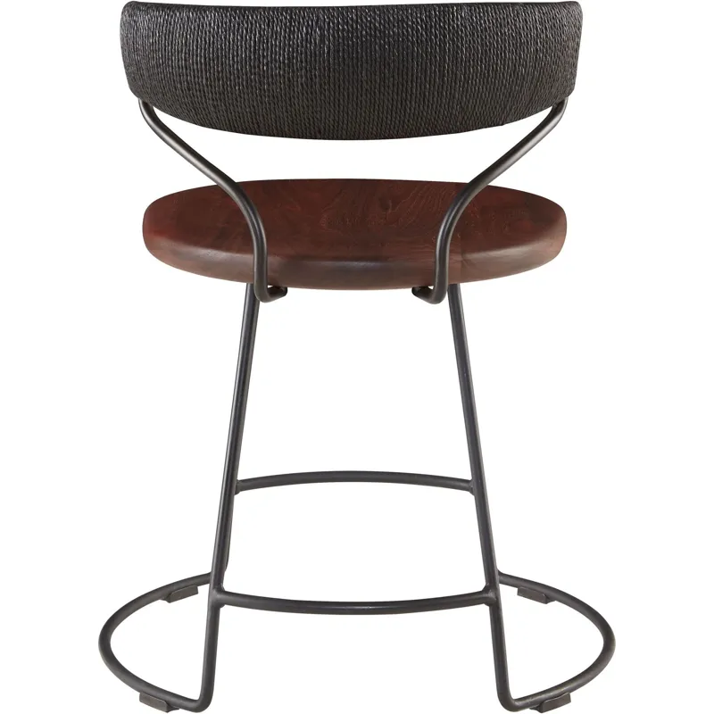 McGuire Originals Danish Cord Swivel Dining Chair