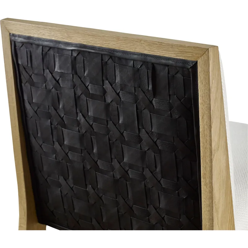 Nicole Hollis Tresser Dining Chair (with Woven Leather)
