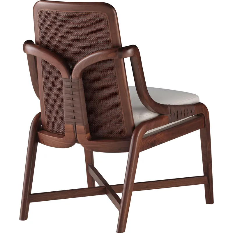 McGuire Originals Knot Side Chair - Walnut