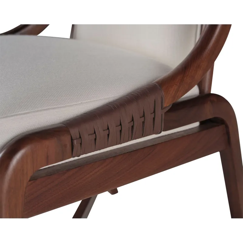 McGuire Originals Knot Side Chair - Walnut