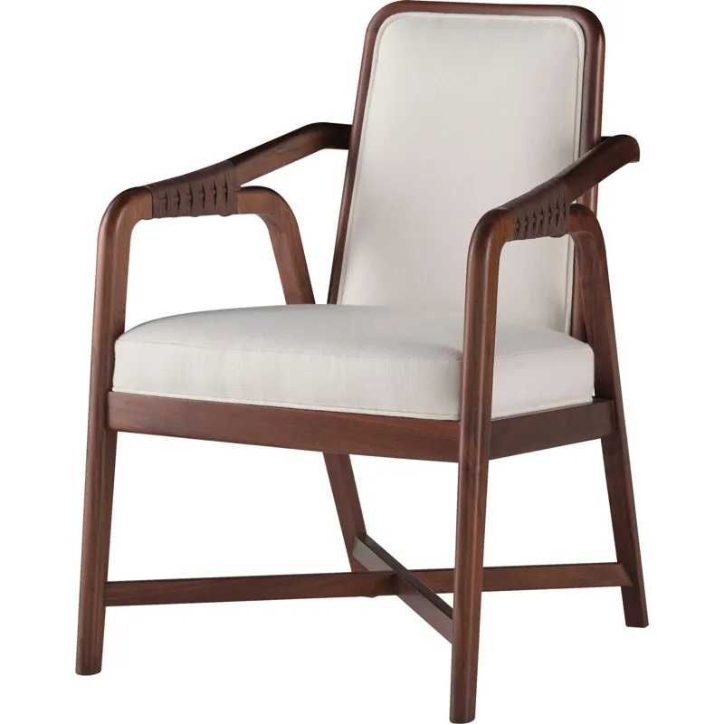McGuire Originals Knot Arm Chair - Walnut