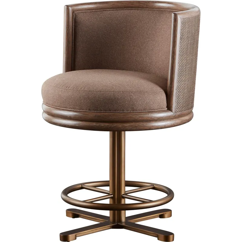 Barbara Barry Canyon Counter Stool - Warm Bronze
