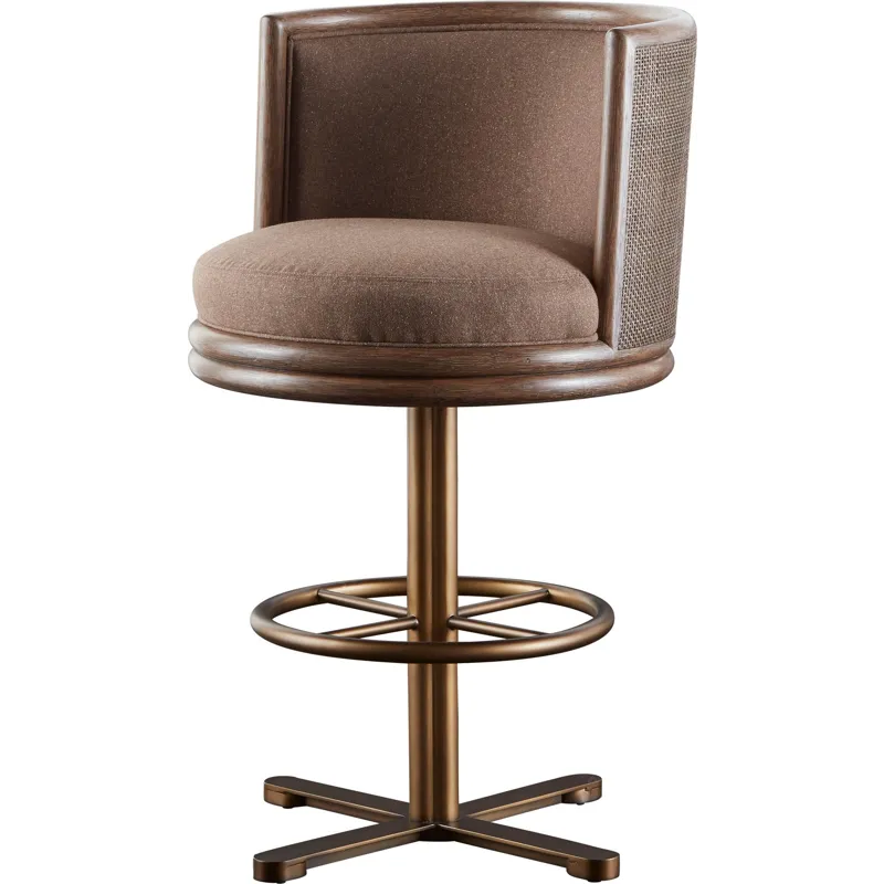 Barbara Barry Canyon Barstool - Warm Bronze