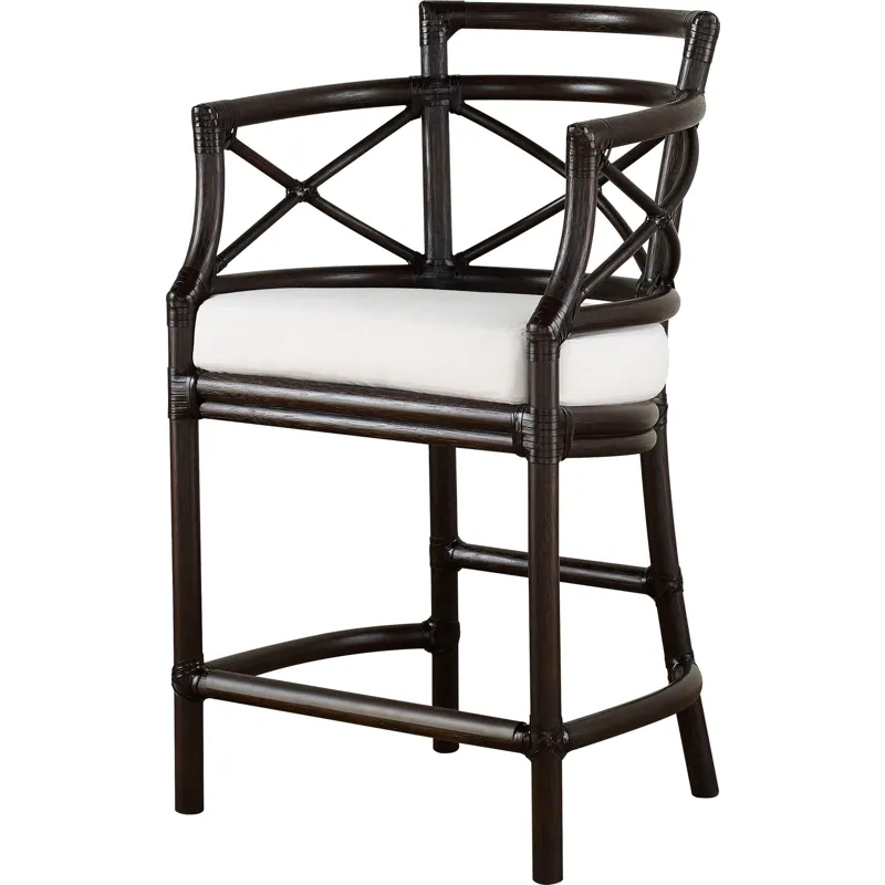 Gondola Arm Counter Stool