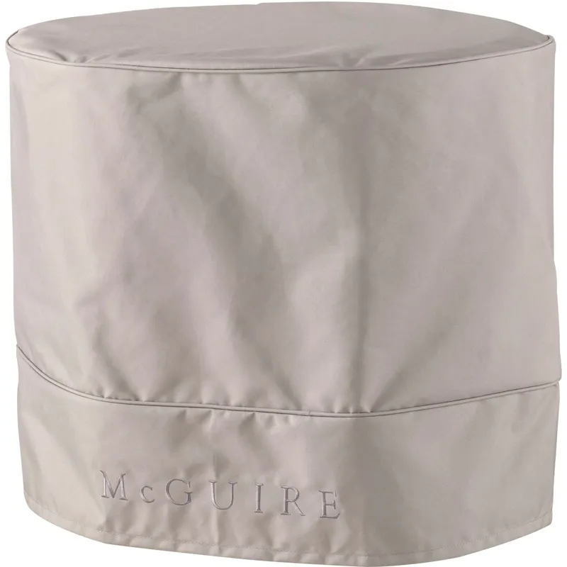 McGuire Originals 26" x 20" Oval Side Table Cover
