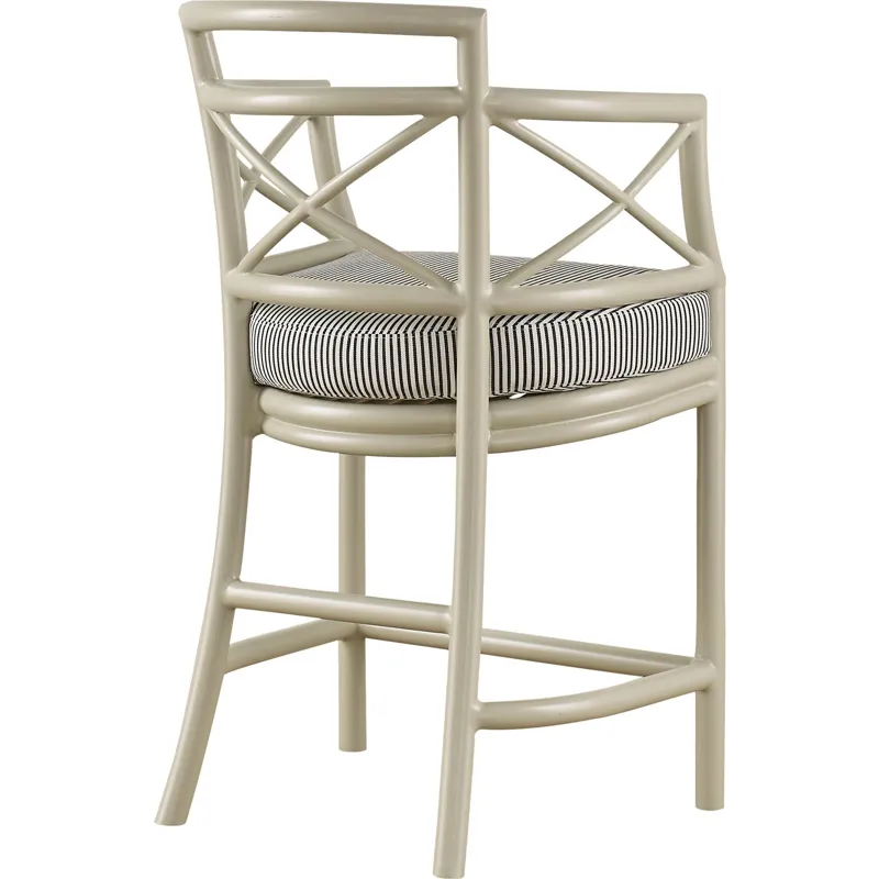 Gondola Outdoor Arm Counter Stool
