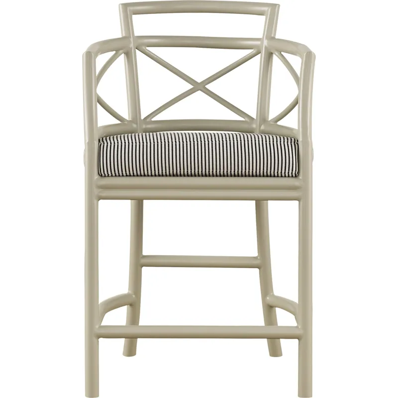 Gondola Outdoor Arm Counter Stool