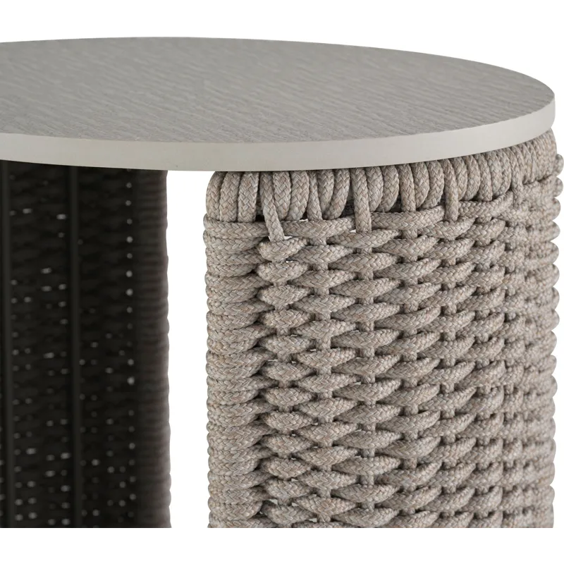 Laura Kirar Cuerda Oval End Table