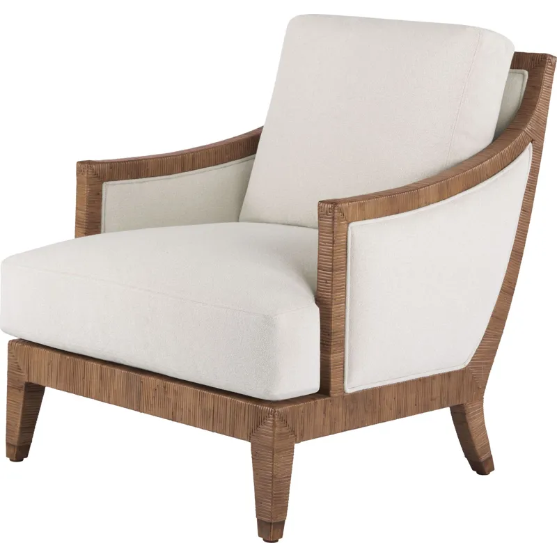 McGuire Originals St. Germain Upholstered Lounge Chair