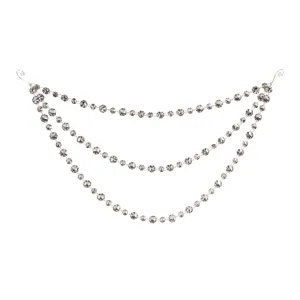 Silver Triple Bead Garland