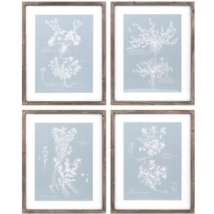 BLUE/WHITE ASRT FLORAL PRINT