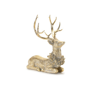 Gold Deer WITH Wreath Asrtd