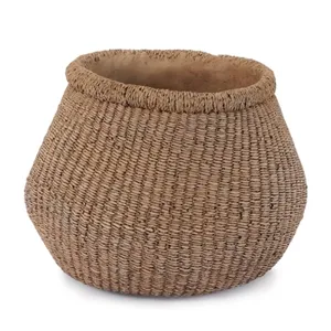 9'' Cement &amp; Rope Pot