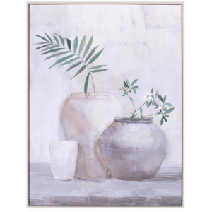 FOLIAGE IN VASE CANVAS