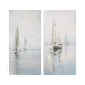 SAILBOAT FRAMED PRINT ASRT