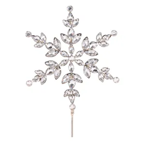 18'' Crystal Snowflake Stem