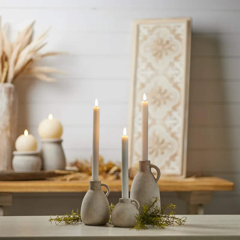 Fia Wick Taper Candle Set
