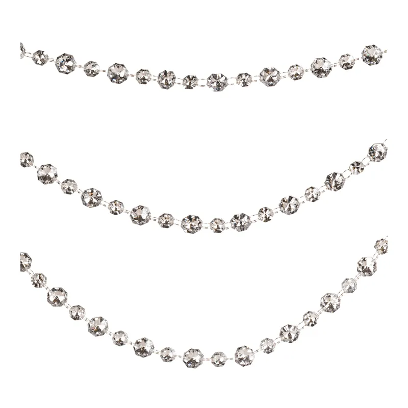 Silver Triple Bead Garland