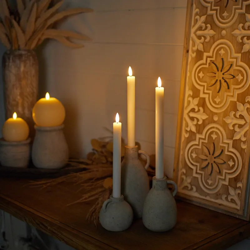 Fia Wick Taper Candle Set