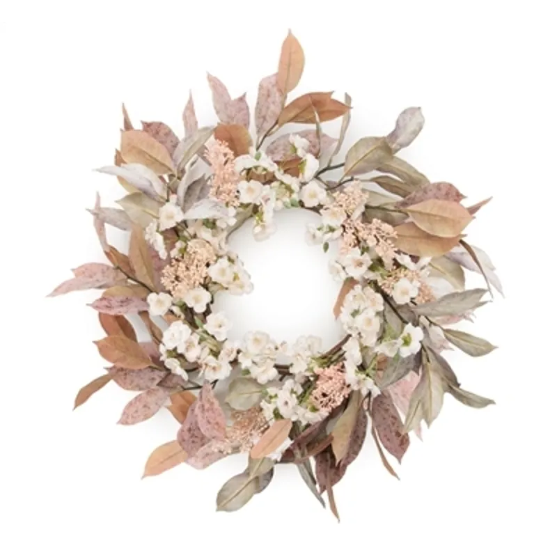 24'' Foliage Blossom Wreath