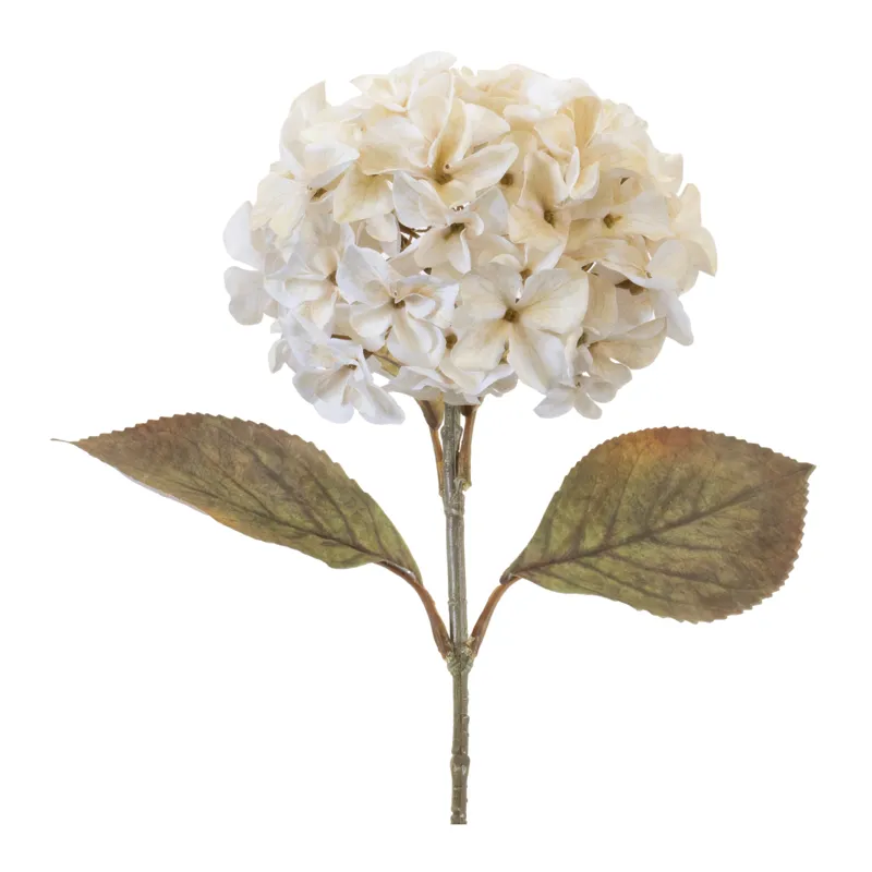 26.5'' White Hydrangea Stem