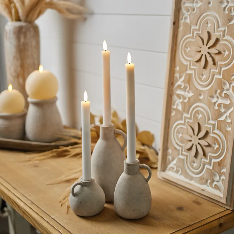 Fia Wick Taper Candle Set