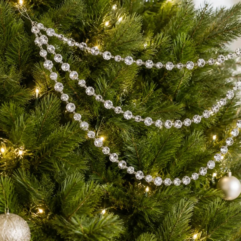 Silver Triple Bead Garland