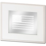 American Stripe Flag 1 white
